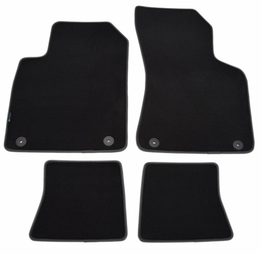 Велюровые коврики Black Diamond, Rimówka - Audi TT 1998-2006 гг.