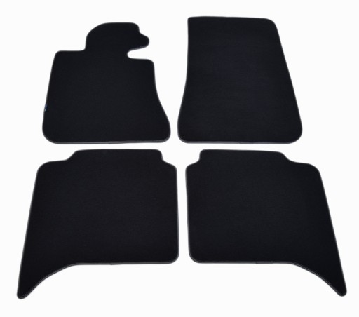 Коврики велюровые чёрные Diamond, Диск - BMW 5 Series E28 1981-1988 гг.