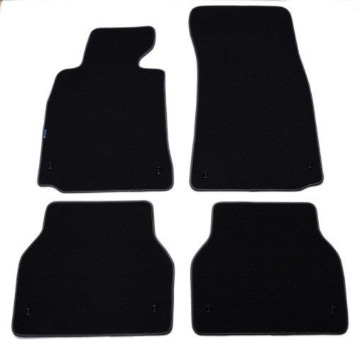Велюровые коврики Black Diamond, Rimówka - BMW 5 Series E39 1995-2003 гг.