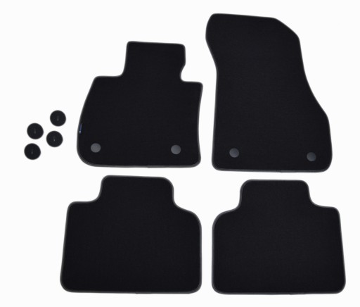 Чорні велюрові килимки Diamond, Диск - BMW X1 F48 2015-2022. +Ріпа.