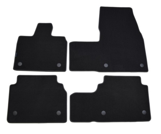 Велюрові килимки Black Diamond, окантовка - BMW i3 2013 р.в. + ВЕЛКРО.