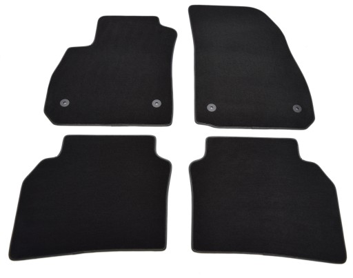 Чорні велюрові килимки Diamond, Rimówka - Chevrolet Malibu 2018р.