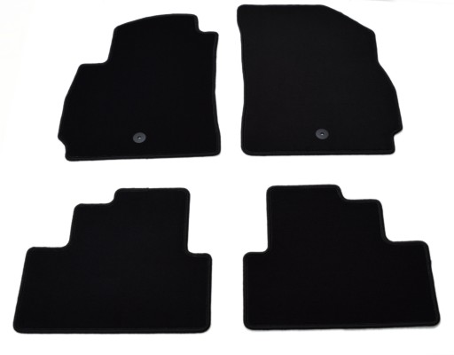 Велюрові килимки Black Diamond, окантовка - Шевроле Орландо 5 міс. 10-18