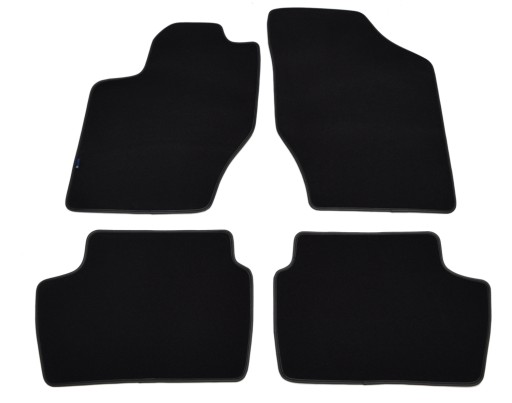 Велюровые коврики Black Diamond, Rimówka - Citroen C4 2004-2010 гг.