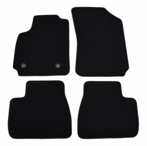 Коврики велюровые Black Diamond, окантовка — Citroen C4 Cactus от 14 лет.