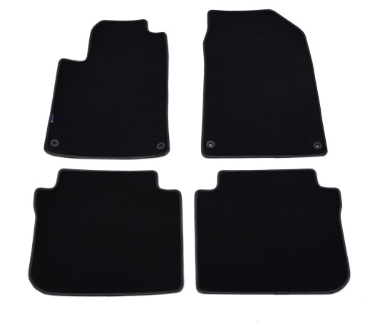 Коврики черные велюровые Diamond, Rimówka - Citroen C6 2006-2012 гг.