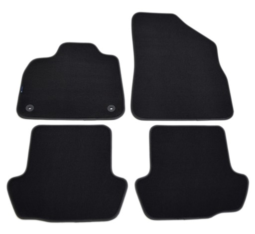 Велюровые коврики Black Diamond, Rimówka - Citroen DS5 2011-2015 гг.