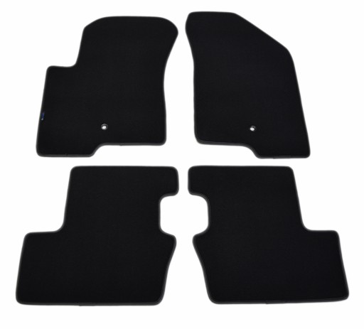 Коврики черные велюровые Diamond, Rimówka - Dodge Caliber 2006-2011 гг.
