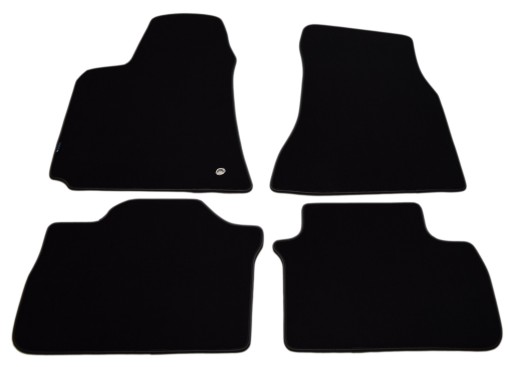 Коврики черные велюровые Diamond, Rimówka - Dodge Magnum 2005-2008 гг.