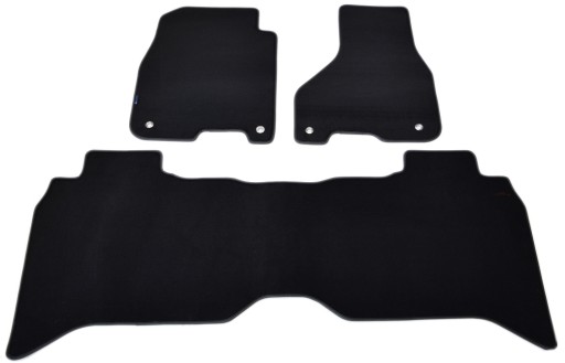 Коврики велюровые чёрные Diamond, Rim - Dodge RAM 1500 LONG 13-18 лет.