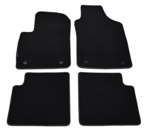 Велюровые коврики Black Diamond, Rimówka - Fiat 500c 2014-2020 гг.