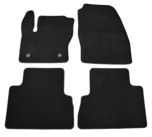 Коврики черные велюровые Diamond, Rimówka - Ford C-Max 2012-2015 гг.
