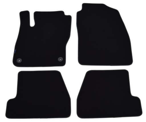 Коврики черные велюровые Diamond, Rimówka - Ford Focus 2011-2015 гг.