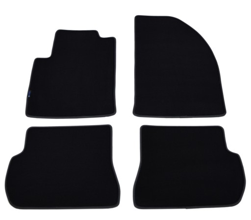 Велюровые коврики Black Diamond, Rimówka - Ford Fusion 2005-2012 гг.