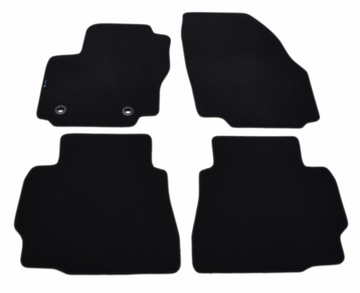 Коврики черные велюровые Diamond, Rimówka - Ford Mondeo 2007-2012 гг.