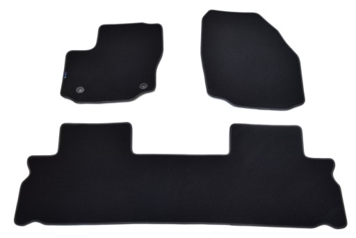 Коврики черные велюровые Diamond, Rimówka - Ford S-Max 2006-2012 гг.