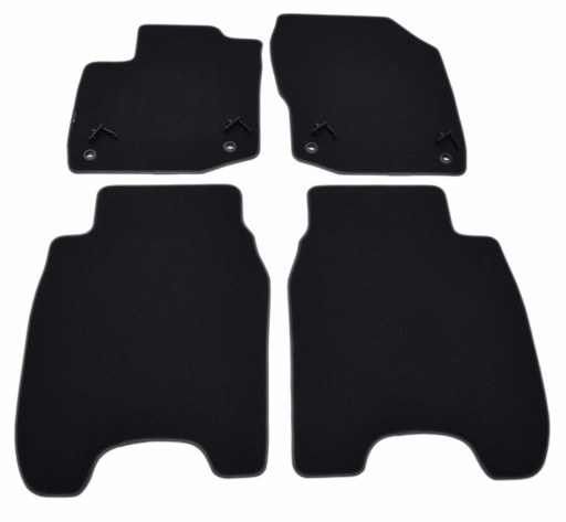 Велюровые коврики Black Diamond, окантовка - Honda Civic IX HB/Kombi 11-17 лет.