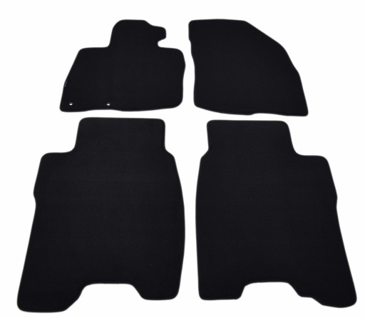 Велюрові килимки Black Diamond, окантовка - Honda Civic VIII 3d 2006-2008.