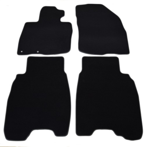 Велюрові килимки Black Diamond, окантовка - Honda Civic VIII 5d 2006-2008.