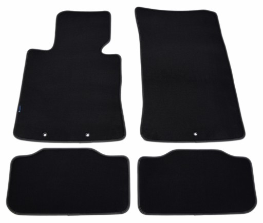 Чорні велюрові килимки Diamond, Rimówka - Hyundai Genesis 2010р.