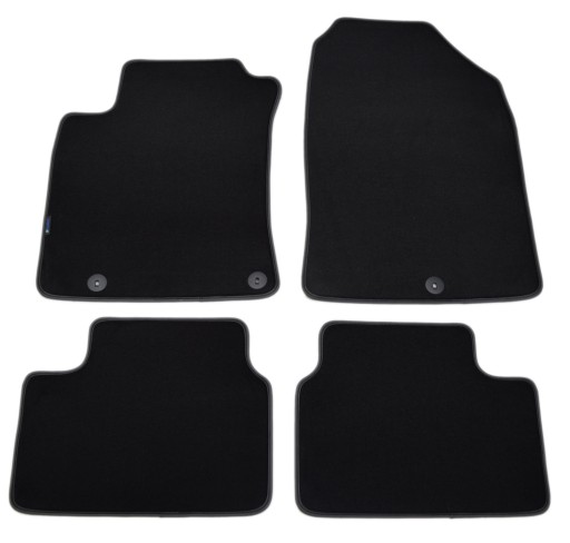 Велюрові килимки Black Diamond, Rimówka - Hyundai i30 HB/cw 2017р.