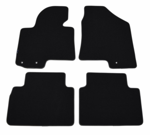 Велюрові килимки Black Diamond, Rimówka - Hyundai ix35 2010-2015.