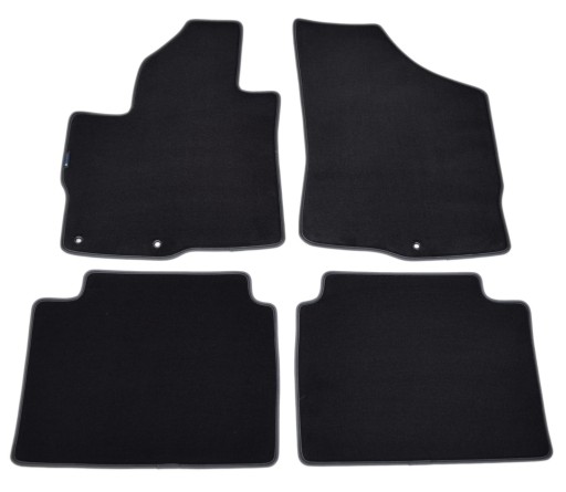 Велюрові килимки Black Diamond, Rimówka - Hyundai ix55 5os 2007-2012.