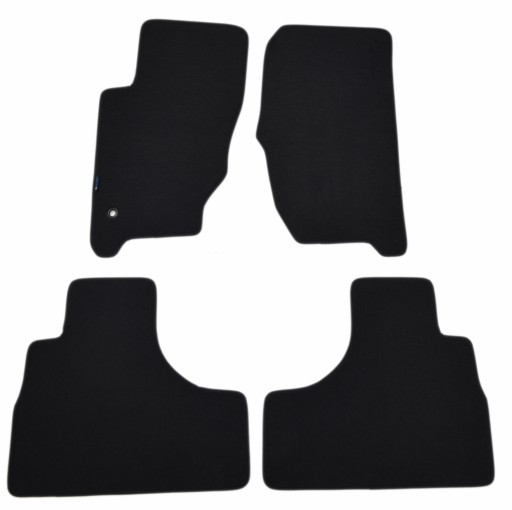 Велюрові килимки Black Diamond, Rimówka - Jeep Cherokee KJ 2001-2007.
