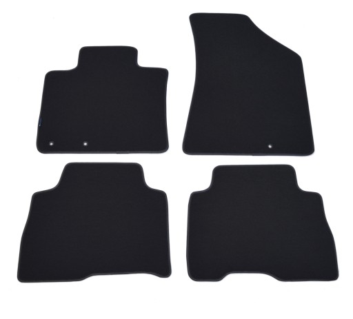 Чорні велюрові килимки Diamond, Обод - Kia Sorento 2009-2012 р.в.