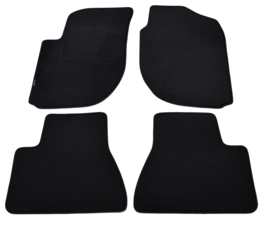 Велюрові килимки Black Diamond, окантовка - Land Rover Freelander 98-06.