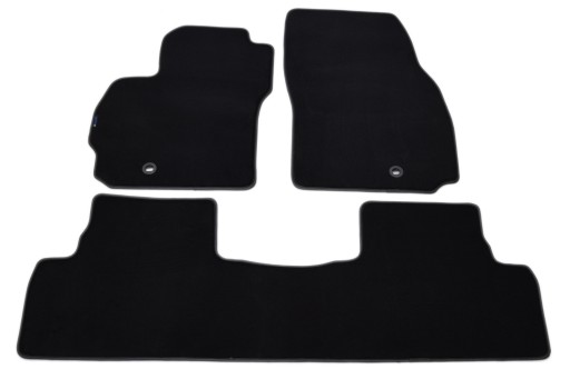 Чорні велюрові килимки Diamond, Rimówka - Mazda 5 5os 2005-2010.