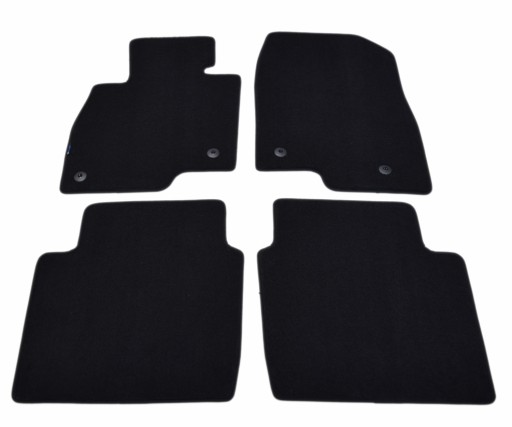 Велюрові килимки Black Diamond, Rimówka - Mazda 6 Sedan 2013 р.в.