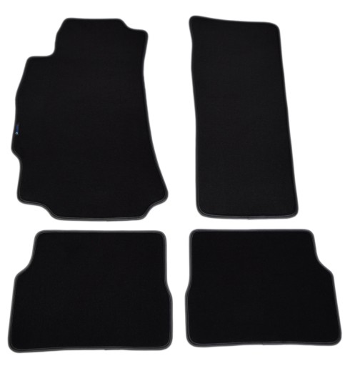 Велюрові килимки Black Diamond, окантовка - Mazda RX-8 2003-2012 р.в.