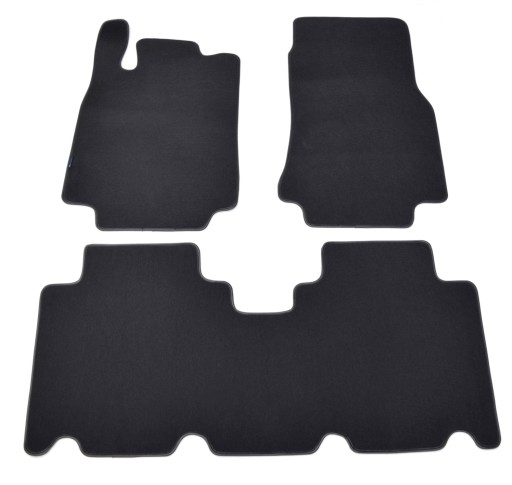 Велюрові килимки Black Diamond-Lamówka. Mercedes A-class W168 Long 01-04