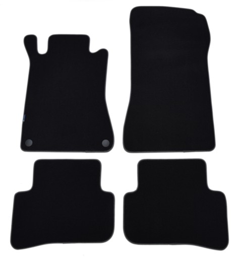 Оксамитові килимки Black Diamond, Rimówka. Mercedes C-class W203 2000-2007 р.в