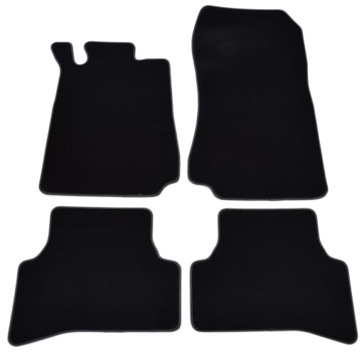 Велюрові килимки Black Diamond, Rimówka - Mercedes CLK W208 1997-2002.