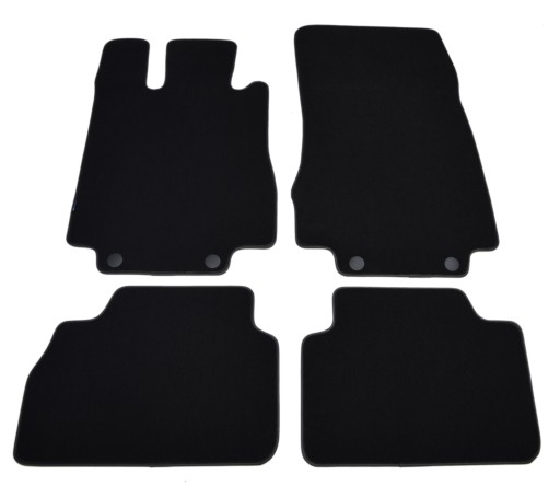 Велюрові килимки Black Diamond, окантовка - Mercedes S-Class W220 98-05.