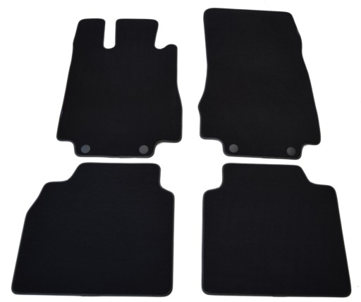 Велюрові килимки Black Diamond-Lamówka. Mercedes S-Class W220 Long 98-05 рр