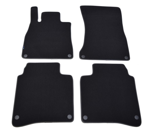 Велюрові килимки Black Diamond-Lamówka. Mercedes S-Class W222 Long 13-20