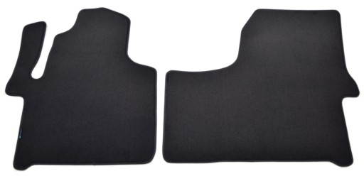 Чорні велюрові килимки Diamond, Rimówka - Mercedes Sprinter з 18 років.