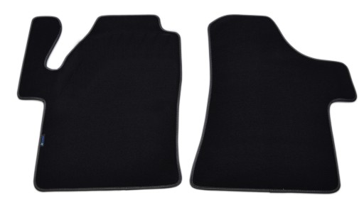 Велюрові килимки Black Diamond, окантовка - Mercedes Vito/Viano 2003-2014.