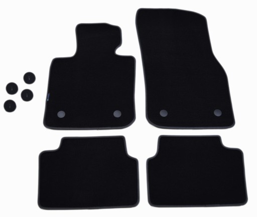Велюрові килимки Black Diamond, Rimówka - Mini Cooper F55 5d 2015р.