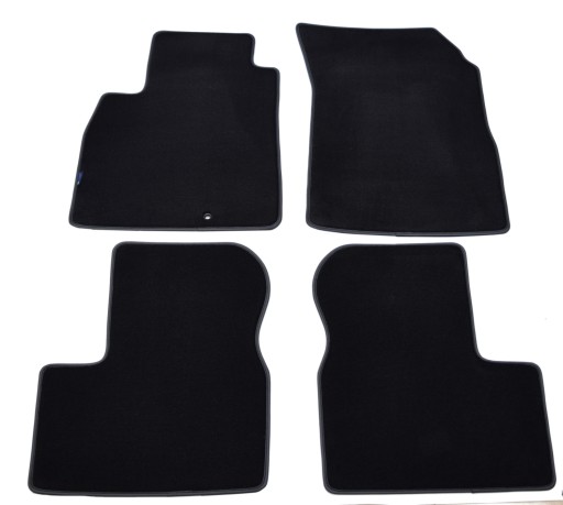 Велюрові килимки Black Diamond, Rimówka - Nissan Micra K13 2010-2017.