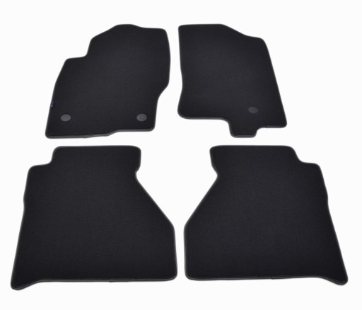 Велюрові килимки Black Diamond, Rimówka - Nissan Navara 2010-2015.