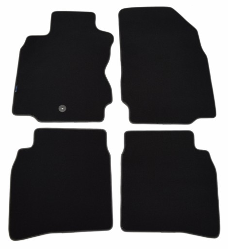 Чорні велюрові килимки Diamond, Rimówka - Nissan Note 2006-2013.