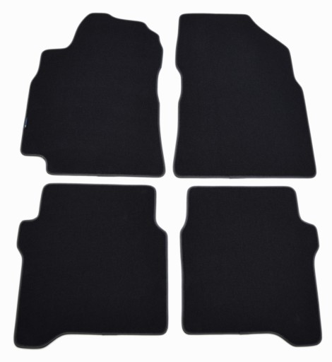 Велюрові килимки Black Diamond, Rimówka - Nissan Primera P12 2002-2007.