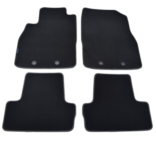 Чорні велюрові килимки Diamond, Rimówka - Opel Ampera 2011-2015.