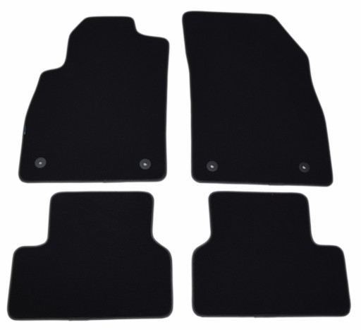 Велюрові килимки Black Diamond, Rimówka - Opel Astra J 2009-2019 рр.