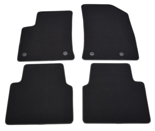 Чорні велюрові килимки Diamond, Rimówka - Opel Crossland X 2017р.