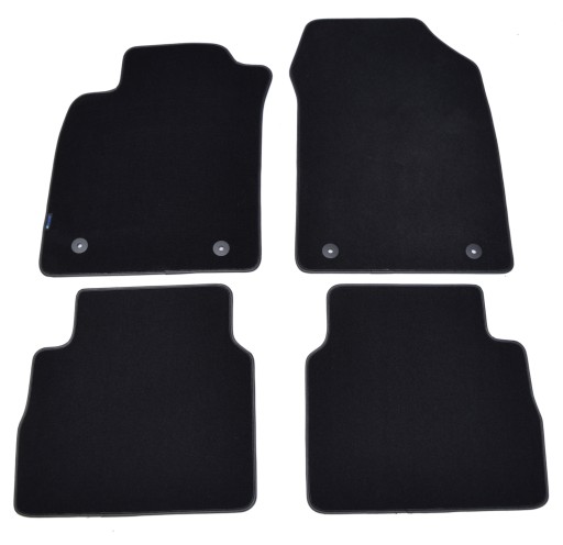 Велюрові килимки Black Diamond, окантовка - Opel Vectra C Kombi 2003-2009 р.в.